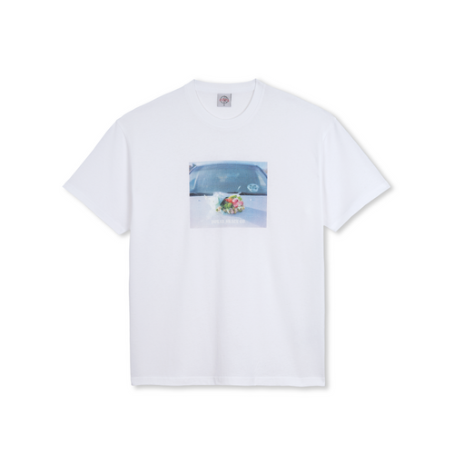 Polar Skate Co - Dead Flowers Tee (White) | stebra skateshop camiseta estampada camisetas