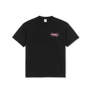 Polar Skate Co - Spiderweb Tee (Black) | stebra skateshop Camiseta estampada araña 