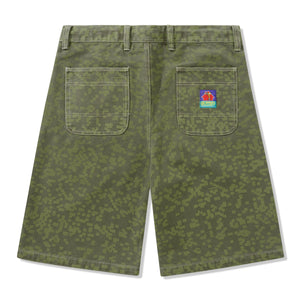 Butter Goods - Work Shorts (Army) | stebra skateshop  Pantalón corto Skate buttergoods 