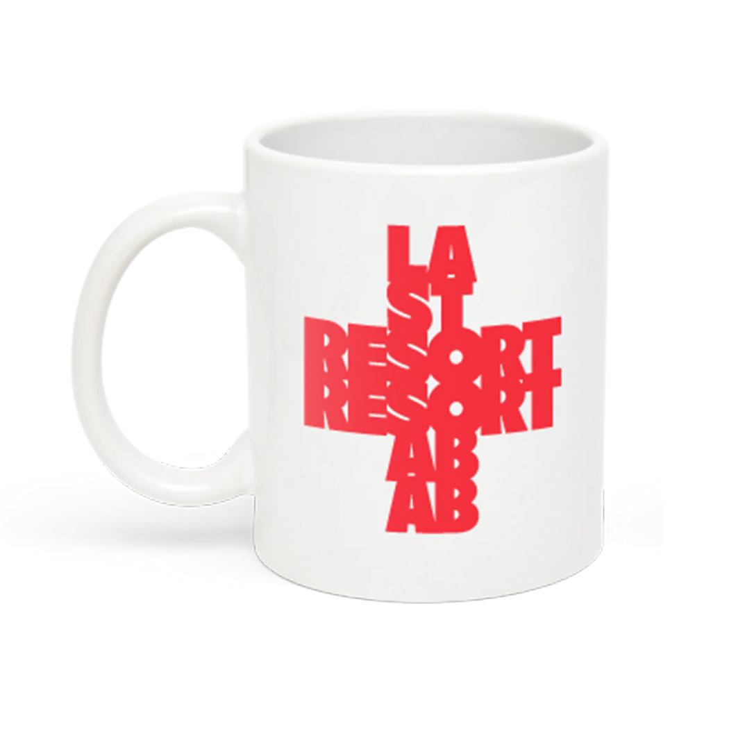 Last Resort AB - Cross Mug (White) | stebra skateshop  Taza café skate Lloret De Mar Girona barcelona 