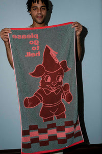 Quasi Skateboards - Go to Hell Towel (Red)