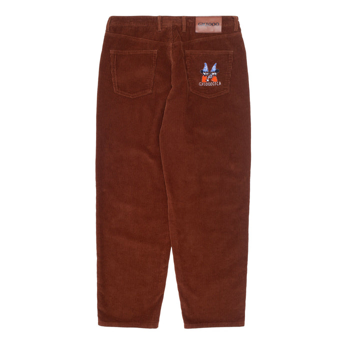 GX1000 - Dimethyltryptamine Baggy Cord Pant (Tobacco) | stebra skateshop pantalón ancho skate 