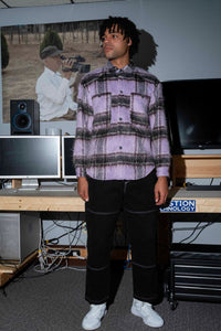 Quasi Skateboards - Ecco Flannel Shirt (Lavender)