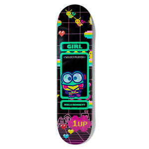 Girl Skateboards x Sanrio - Bennett Kawaii Arcade 8.25 Tabla de Skate Hello Kitty & Friends 