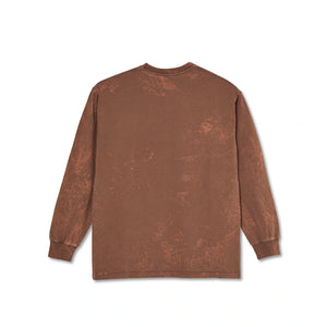 Polar Skate Co - Leaves and Window Longsleeve (Rust)