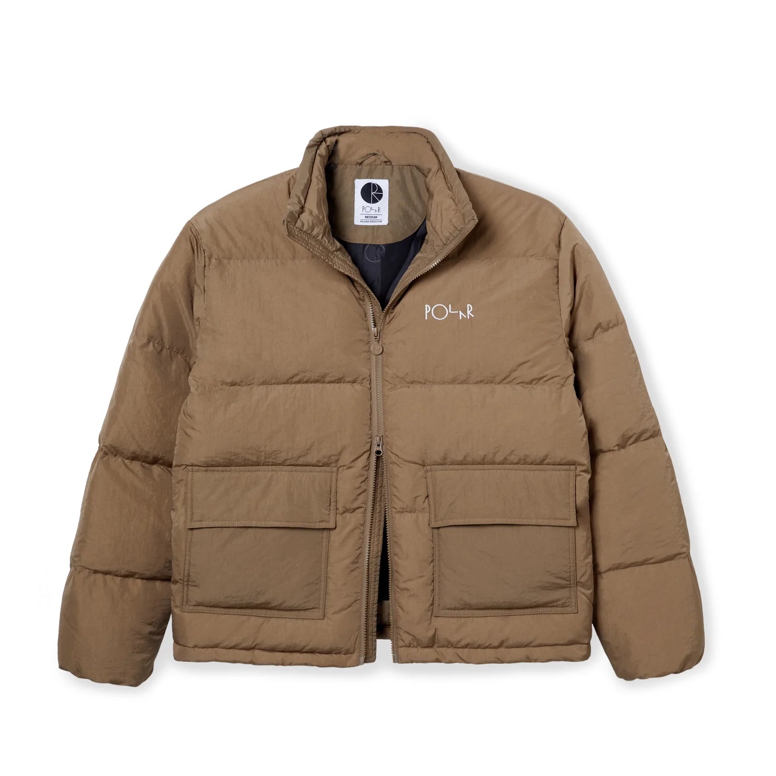 Polar Skate Co Pocket Puffer Jacket (Antique Gold) stebra