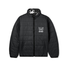 Cargar imagen en el visor de la galería, Butter Goods - Jun Reversible Puffer Jacket (Black)