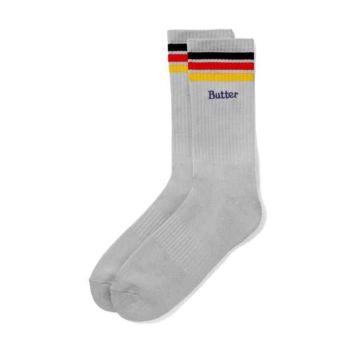 Butter Goods - Stripe Socks (Grey) ButterGoods calcetines stebra skateshop Lloret De Mar Girona barcelona 