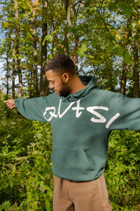 Quasi Skateboards - Burner Hoodie (Evergreen)