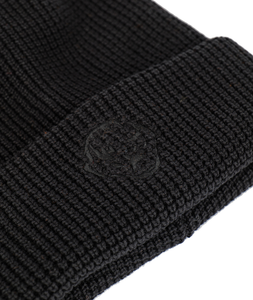 Dancer - Waffle Cotton Beanie (Black)