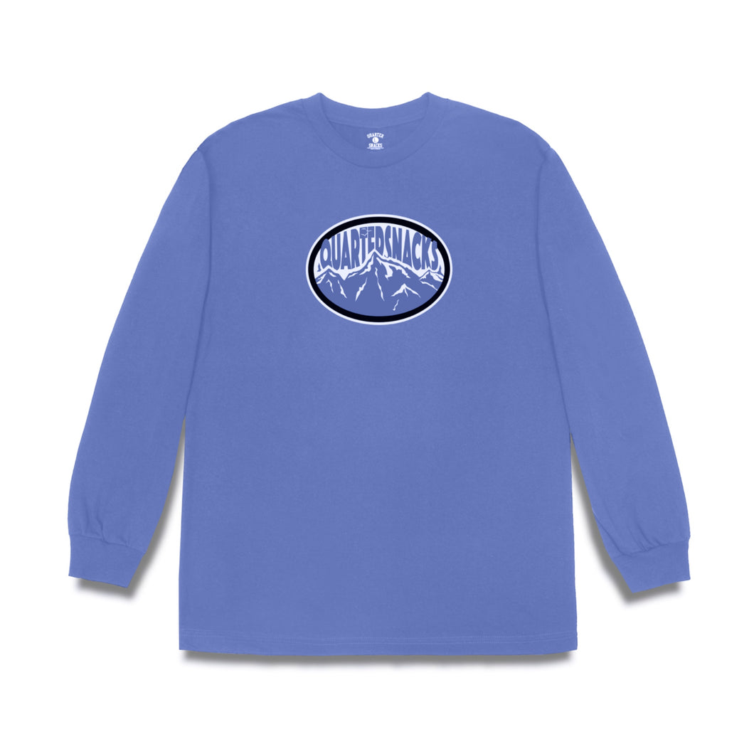 Quartersnacks - Mountain Longsleeve (Harbor Blue) | stebra skateshop camiseta de manga larga skate 