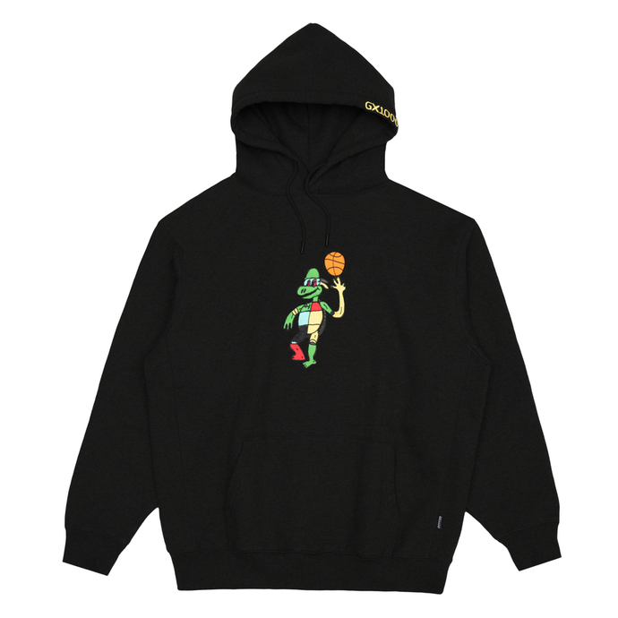 GX1000 - Ball Is Lyfe Hoodie (Black) sudadera con capucha diseño bordado Skate stebra skateshop Lloret De Mar Girona barcelona basket basketball 
