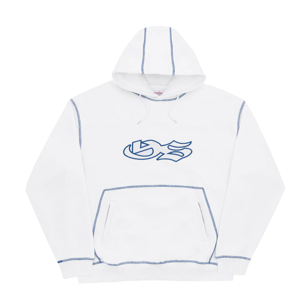 Yardsale Skateboards - YS Contrast Sport Hoodie (White/Blue) | stebra skateshop  