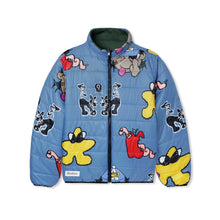 Cargar imagen en el visor de la galería, Butter Goods - Jun Reversible Puffer Jacket (Army/Slate) | stebra skateshop chaqueta Skate stebra skateshop Lloret de Mar Girona barcelona 
